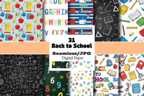 Back to School Digital Paper: A Versatile Tool for Creative Projects