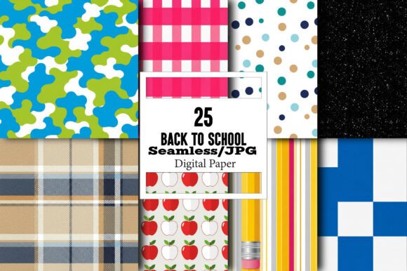 Back to School Digital Pattern: A Versatile Tool for Creative Projects