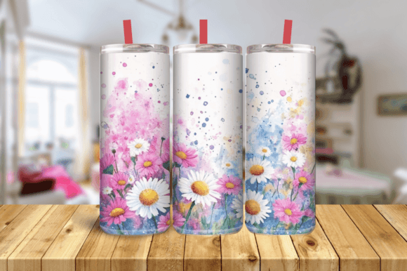 Craft Your Perfect Drinkware with the Daisy Flowers Tumbler Wrap