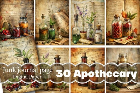 Discover the Enigma of the Apothecary Junk Journal