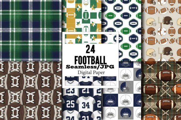 Elevate Your Creative Workflow with Football Pattern Texture
