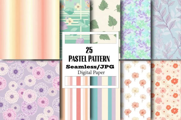 Explore the Versatility of Pastel Seamless Digital Patterns