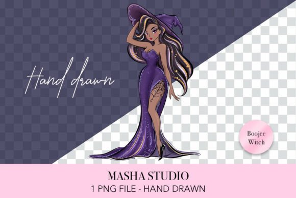 Exploring the Versatility of Boujee Witch Hand Drawn Clipart