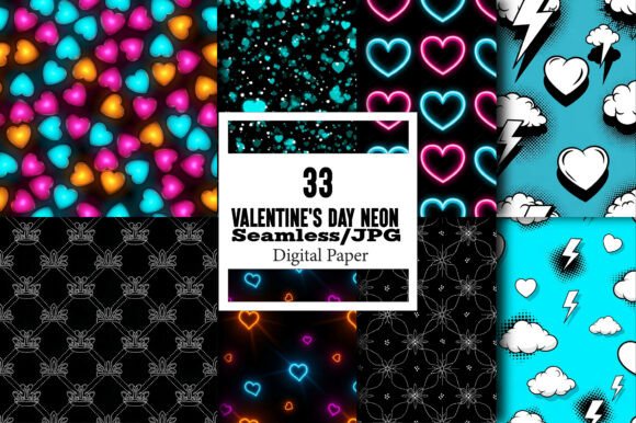 Light Up Your Valentine's Day Creations with a Neon Pattern