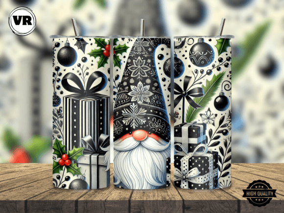 Merry Christmas Gnome Tumbler Wrap PNG: A Festive and Versatile Design Solution