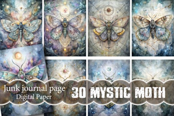 Mystic Moth Junk Journal Pages: A Versatile Tool for Creative Projects
