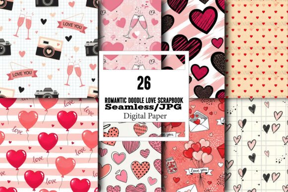 Romantic Doodle Love Scrapbook: The Digital Toolkit for Creative Hearts