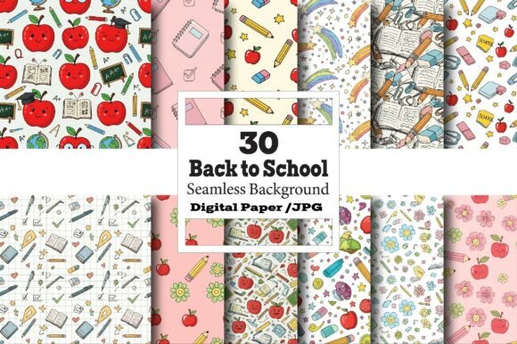 Strategic Use of Back to School Seamless Pattern Paper for Creative and Professional Projects