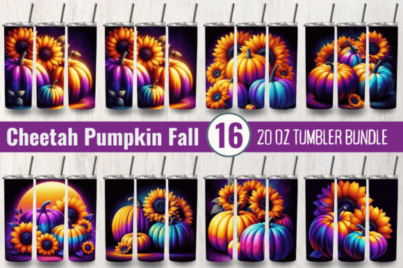 The Cheetah Pumpkin Fall Tumbler Wrap Bundle: Navigating Halloween Sublimation Designs