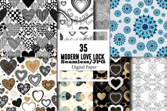 The Modern Love Lock Pattern Collection: Your Digital Toolkit for Creativity