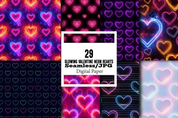Unlock Creativity: The Ultimate Guide to Glowing Valentine Neon Hearts Paper