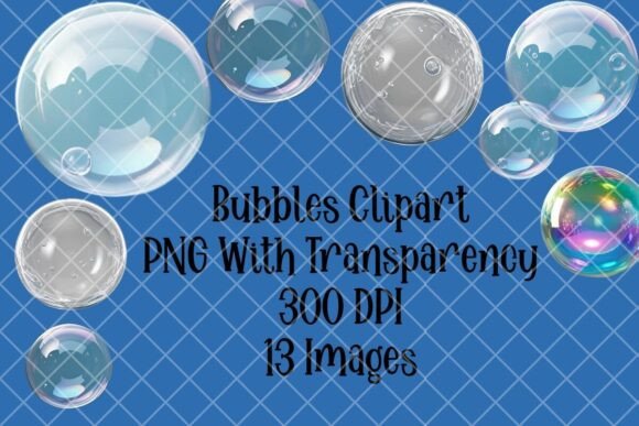 Unlock Creativity with Bubbles PNG Clipart Set