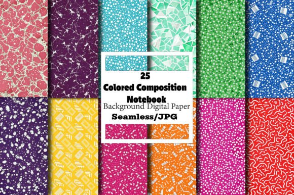 Unlock Creativity with Colored Composition Notebook Patterns