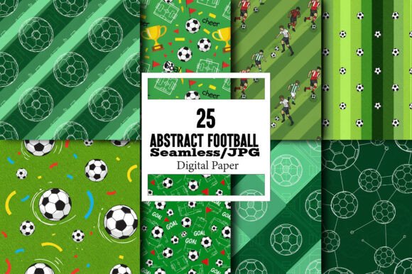 Unlocking Creativity with Abstract Football Pattern Graphics