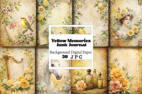 Yellow Memories Junk Journal: A Strategic Tool for Creativity and Productivity